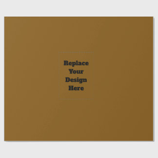 Create Your Own Brown Cadeaupapier