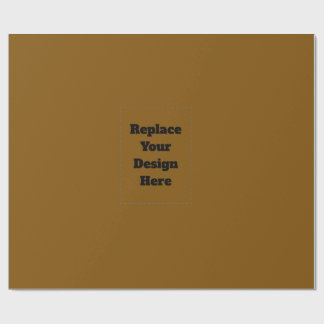 Create Your Own Brown Cadeaupapier