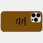 Create Your Own Brown Case-Mate iPhone Case (Achterkant (horizontaal))