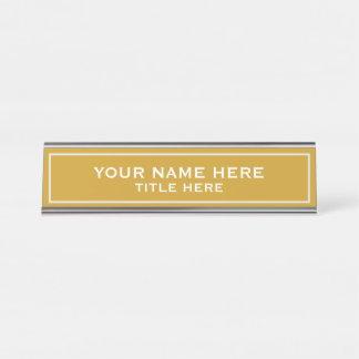 Create your own bureau naambordje
