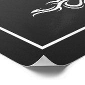 Create your own chalkboard party sign with border poster (Hoek)