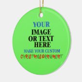 Create Your Own Christmas Gift: Personalized Keramisch Ornament (Links)