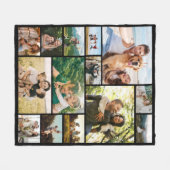 Create Your Own Custom 14 Photo Collage Fleece Deken (Voorkant (Horizontaal))