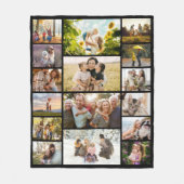 Create Your Own Custom 16 Photo Collage Fleece Deken (Voorkant)