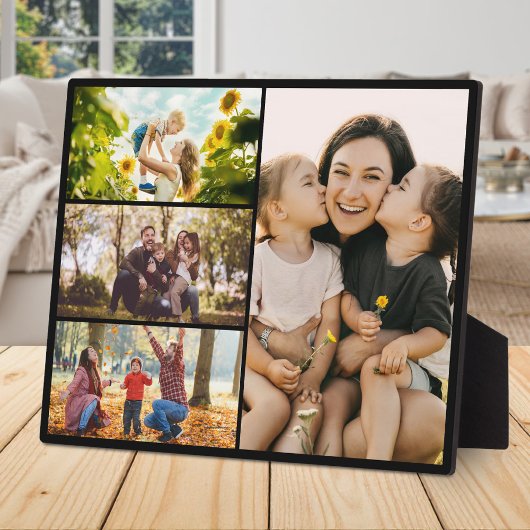 Create Your Own Custom 4 Photo Collage Fotoplaat