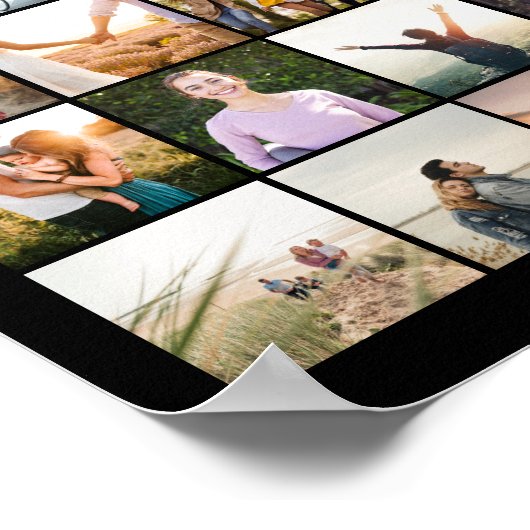 Create Your Own Custom 79 Photo Collage Poster (Hoek)