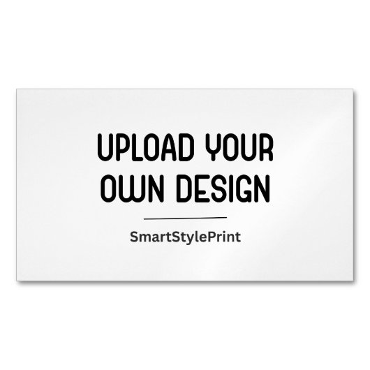 Create Your Own Custom Business Card Magnet (devant)