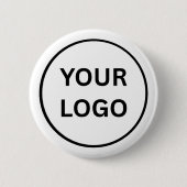 Create Your Own Custom Business Logo2¼ Inch Button (Voorkant)