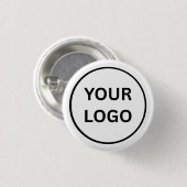 Create Your Own Custom Business Logo 1¼ Inc Button (Voorkant /achterkant)