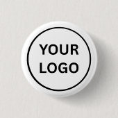 Create Your Own Custom Business Logo 1¼ Inc Button (Voorkant)