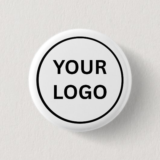 Create Your Own Custom Business Logo 1¼ Inc Button (Voorkant)