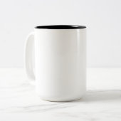 Create Your Own Custom Design 15oz  Tweekleurige Koffiemok (Voorkant links)