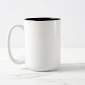 Create Your Own Custom Design 15oz  Tweekleurige Koffiemok (Links)