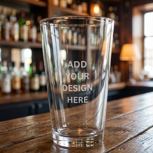 Create Your Own Custom Design 16oz Glass Tumbler