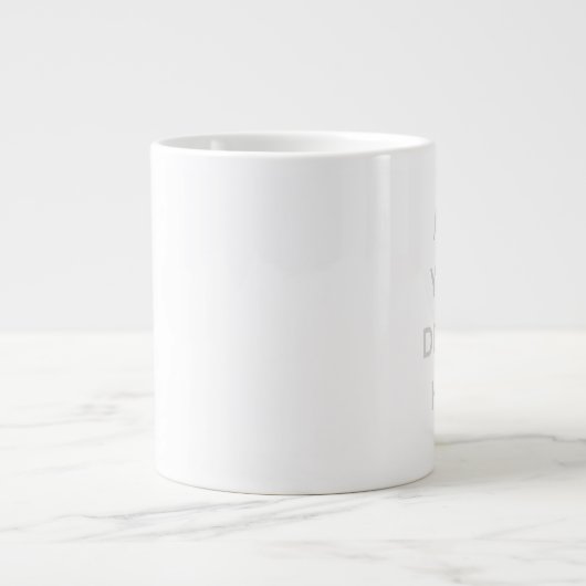 Create Your Own Custom Design Jumbo Mug Extra Grote Beker (Voorkant)
