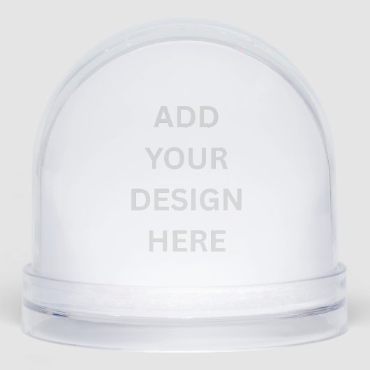 Create Your Own Custom Design Snow Globes (Avant)