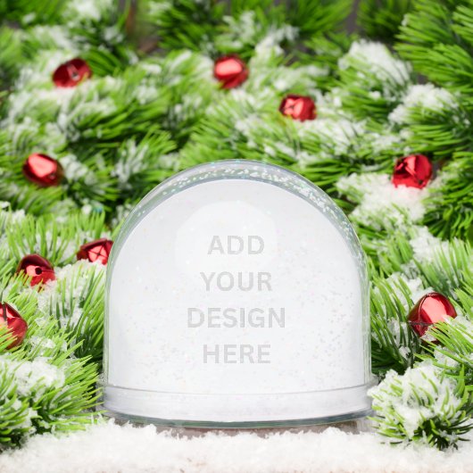 Create Your Own Custom Design Snow Globes (Noël)