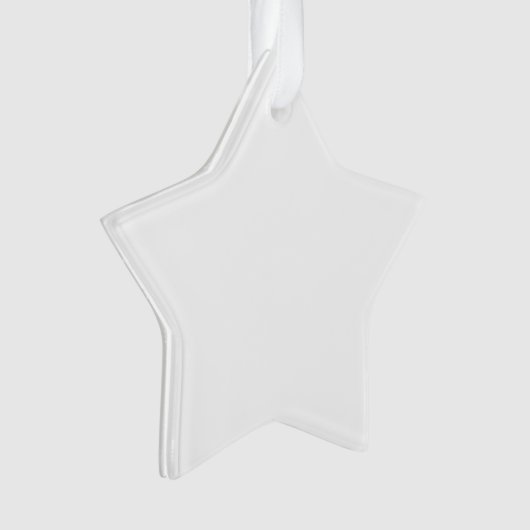 Create Your Own Custom Editable Photo Template Ornament (voorkant)