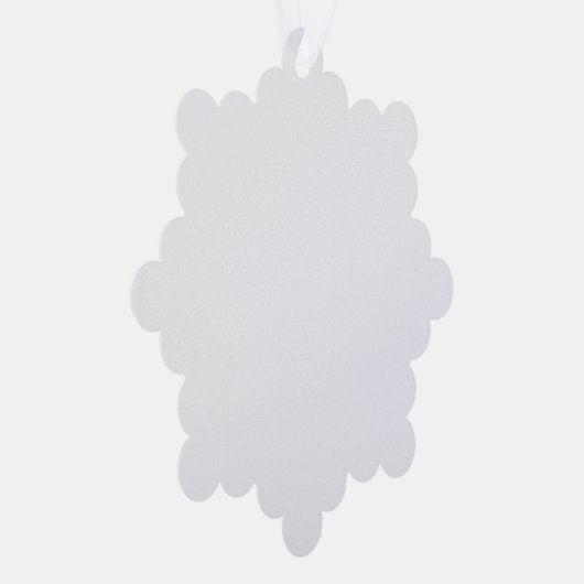 Create Your Own Custom Editable Photo Template Ornament Kaart (Rechts)