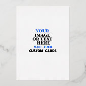 Create Your Own Custom Foil Invitations (Recto)