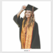 Create Your Own Custom Graduate Photo Sticker (Vel)