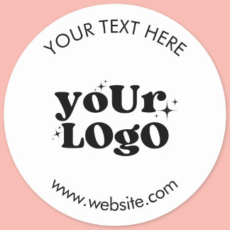 Create Your Own Custom Logo Ronde Sticker