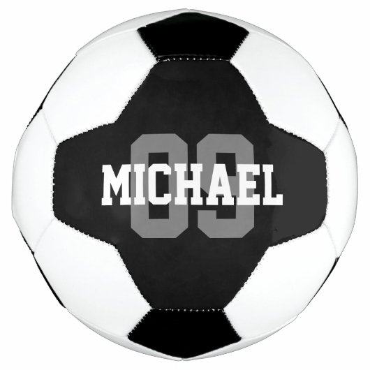 Create Your Own Custom Name Number Voetbal (Voorkant)