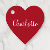 Create Your own Custom Name Valentine's Day  Bedankjes Labels (Voorkant)