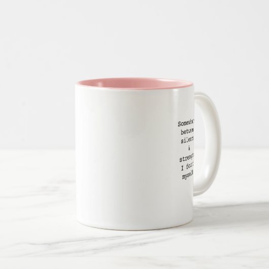 Create Your Own Custom Quote Coffee Mug (Devant droit)