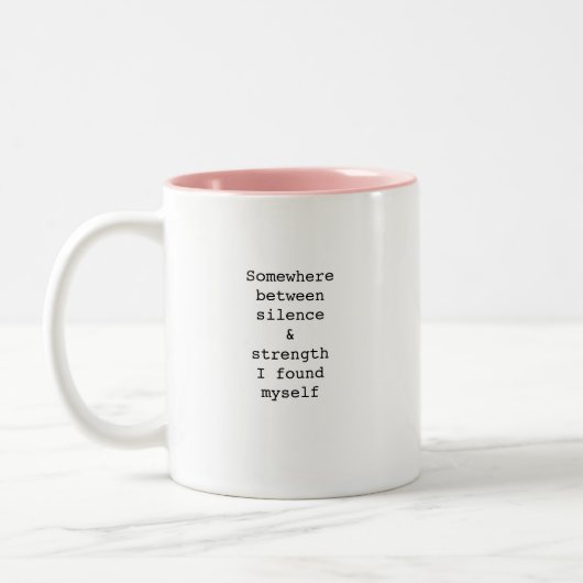 Create Your Own Custom Quote Coffee Mug (Gauche)