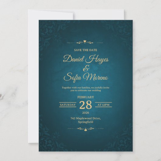 Create Your Own Custom Wedding Invitation Cards (Devant)