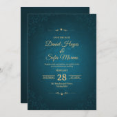 Create Your Own Custom Wedding Invitation Cards (Devant / Derrière)