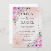 Create Your Own Custom Wedding Invitation Cards (Devant / Derrière)