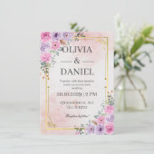 Create Your Own Custom Wedding Invitation Cards (Debout devant)