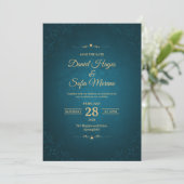 Create Your Own Custom Wedding Invitation Cards Kaart (Staand voorkant)