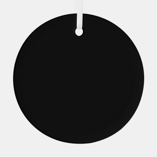 Create Your Own - Customizable Blank Glas Ornament (Achterkant)