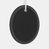 Create Your Own - Customizable Blank Glas Ornament (Voorkant Rechts)