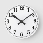 Create Your Own Customize 8" Wall Clock Ronde Klok (Voorkant)