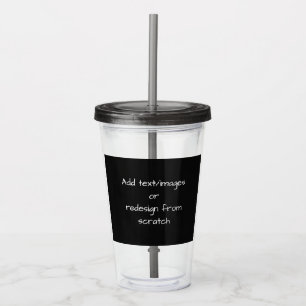 Create Your Own Customized Acryl Drinkbeker
