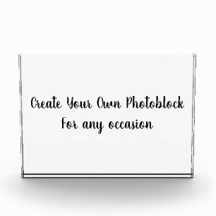 Create Your Own Customized/Personalize Photo Block Fotoblokken