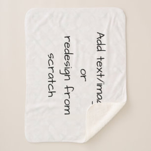 Create Your Own Customized Sherpa Deken