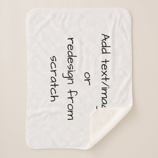 Create Your Own Customized Sherpa Deken (Voorkant)
