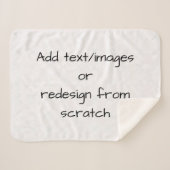 Create Your Own Customized Sherpa Deken (Voorkant (horizontaal))