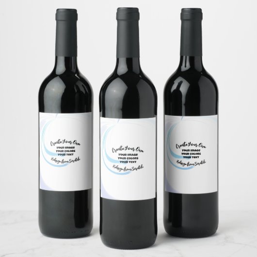 Create Your Own Customized Wijn Etiket (Flessen)