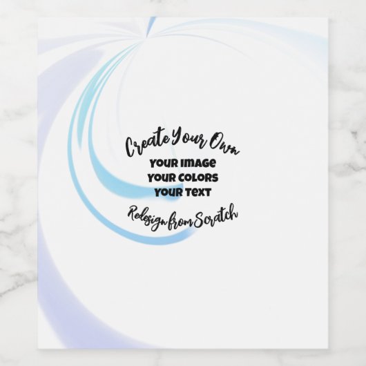 Create Your Own Customized Wijn Etiket (Enkel label)