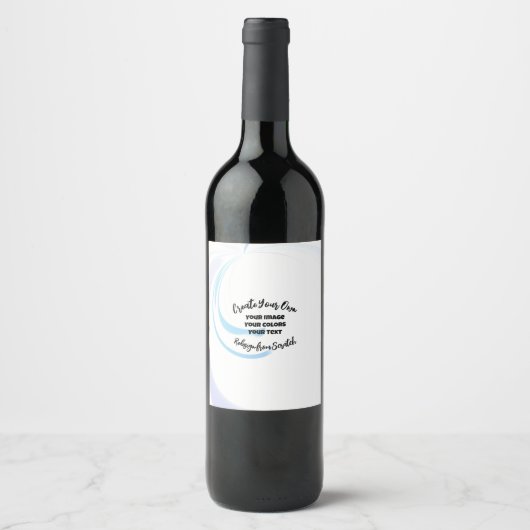 Create Your Own Customized Wijn Etiket (Voorkant)