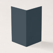 Create Your Own dark gray azure Folded Card (Outside)