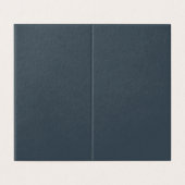 Create Your Own dark gray azure Folded Card (Outside Unfolded)