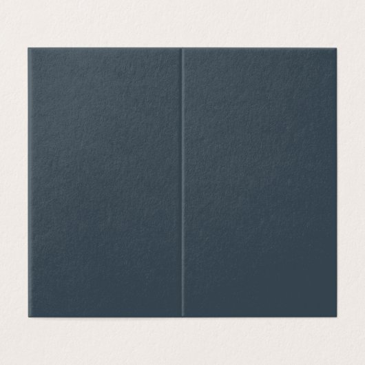 Create Your Own dark gray azure Folded Card (Outside Unfolded)