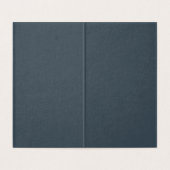 Create Your Own dark gray azure Folded Card (Inside Unfolded)